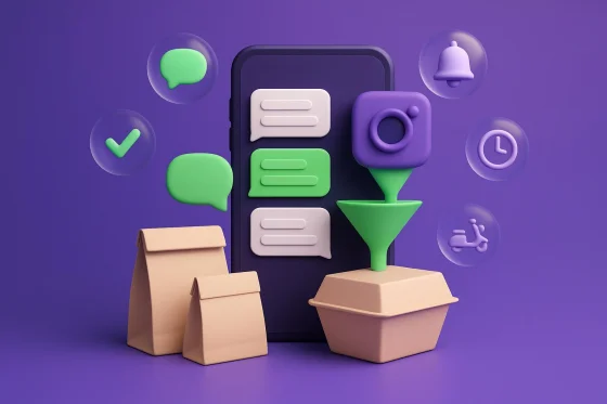 Atendimento no Instagram e no WhatsApp do delivery: como parar de perder pedido entre os dois