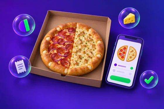 Pizza meio a meio no delivery: como cobrar, montar o cardápio e evitar erro