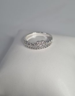 Anel Tiara Real - Banhado a Prata