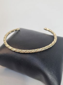 Bracelete Corda delicada - Banhado a Prata