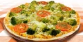 Pizza brocolis frango