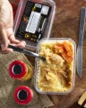 Frango Desfiado com Pur� de Mandioca e Legumes