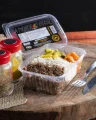 Patinho mo�do com Arroz branco e Legumes - 450g