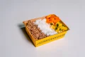 Patinho Desfiado com Arroz Integral e Legumes - 225g