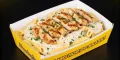 macarrao penne com frango em tiras ao molho branco- 225gr