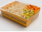Frango Desfiado com Arroz Integral e Legumes - 225g