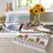 Cama, Mesa e Banho:Tecidos e itens para personalizar, toalhas e panos de prato com bordado, pintura e patch aplique.