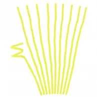 limpador cachimbo haste chenille 10un amarelo bebe.jpg