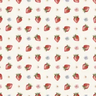 Tricoline Frutas Vermelhas Fuxicos Mini Moranguinhos - FRU005.png