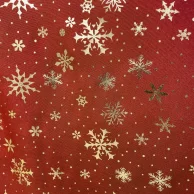Tecido Oxford Natal shine fundo vermelho com dourado 222.V44.022.webp