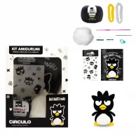 Kit Amigurumi Cole��o Hello Kitty and Friends badtz-maru.jpg