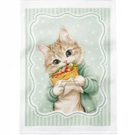 pano de copa felpudo fofuras Gato com Sanduiche.jpg