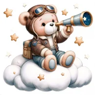 transfer textil TTQ4 032 urso aviador II.jpg