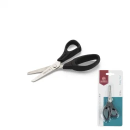 Tesoura Escolar 167BK-4.12 Easy Cut Preta Mundial.png
