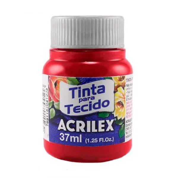 Tinta Tecido fosca 37ml 509 Vermelho Carmin.jpg