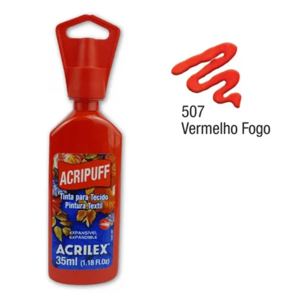 Tinta acripuff 507 vermelho fogo.webp