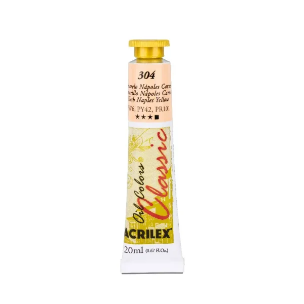 Tinta oleo 20ml 304 amarelo napoles.webp
