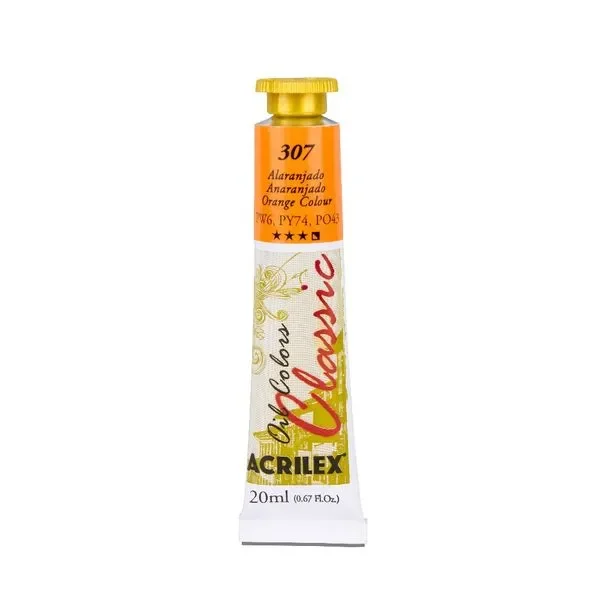Tinta oleo 20ml 307 alaranjado.webp