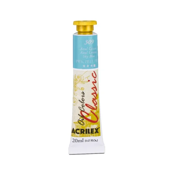 Tinta oleo 20ml 309 azul celeste.webp