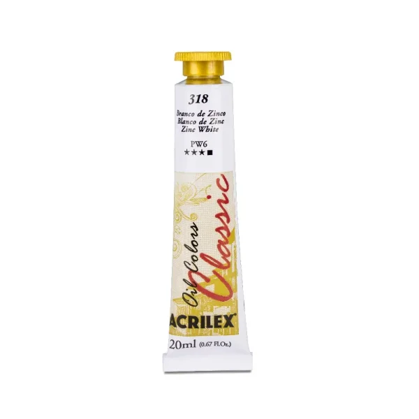 Tinta oleo 20ml 318 branco de zinco.webp
