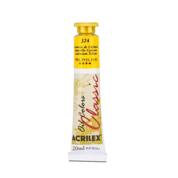 Tinta oleo 20ml 324 AMARELO DE CADMIO.webp