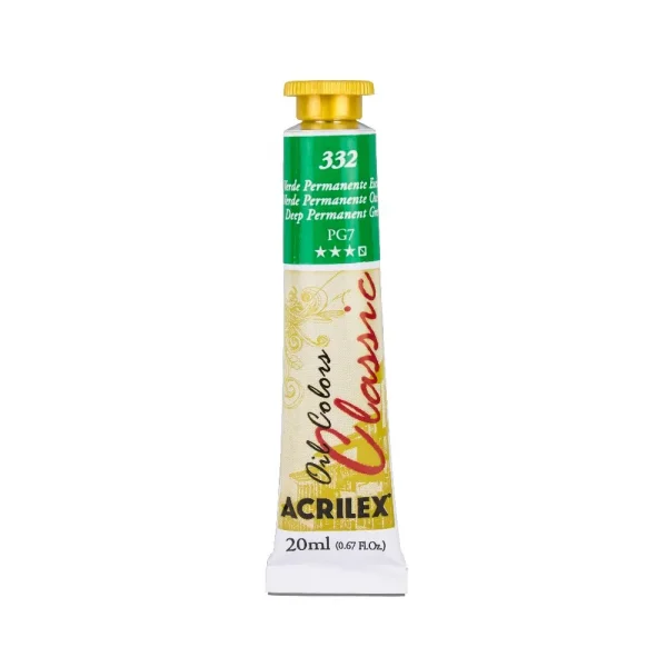 Tinta oleo 20ml 332 verde permanente.webp