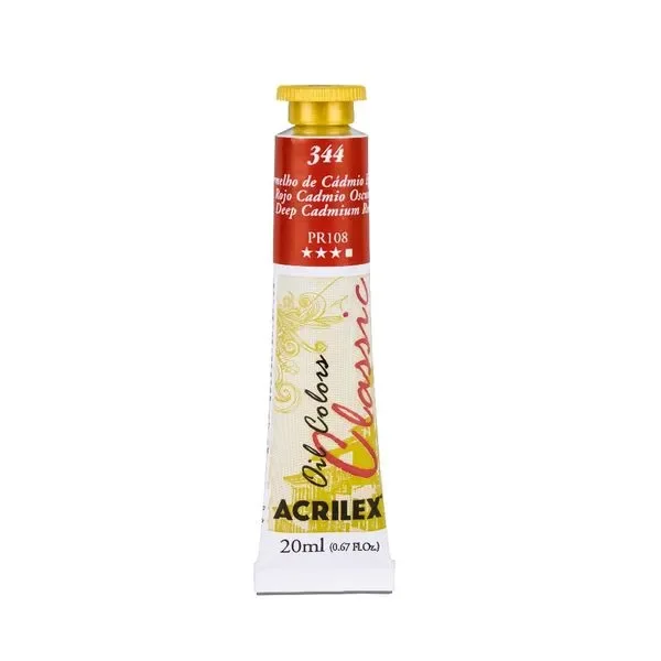 Tinta oleo 20ml 344 vermelho cadmio escuro.webp