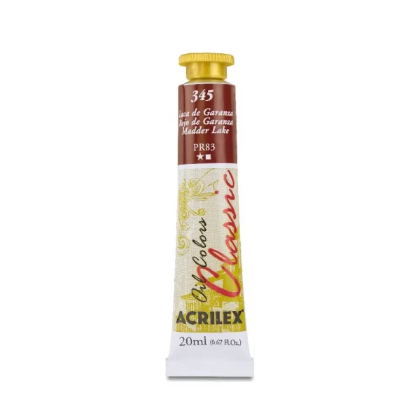 Tinta oleo 20ml 345 laca de garanza.webp