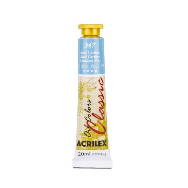 Tinta oleo 20ml 347 azul ceruleo.webp