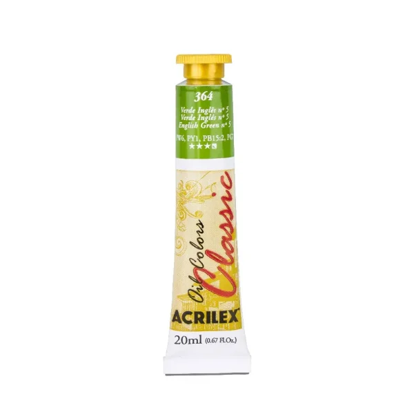 Tinta oleo 20ml 364 verde ingls.webp