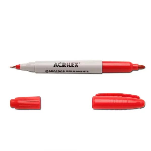 marcador duplo acrilex 523 vermelho.webp