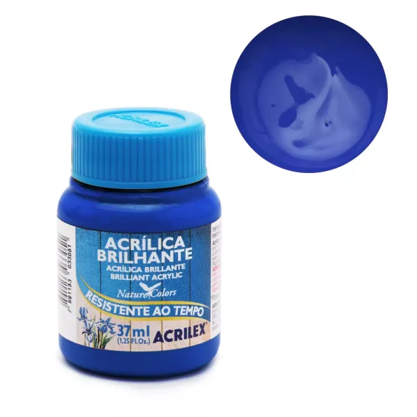 tinta acrilica brilhante 37ml 501-azul-turquesa.webp
