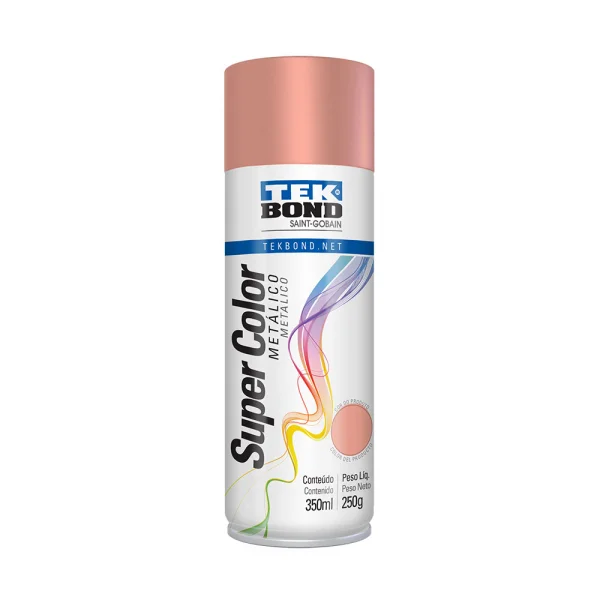 aerossol metalico 350ml tekbond rose gold.jpg