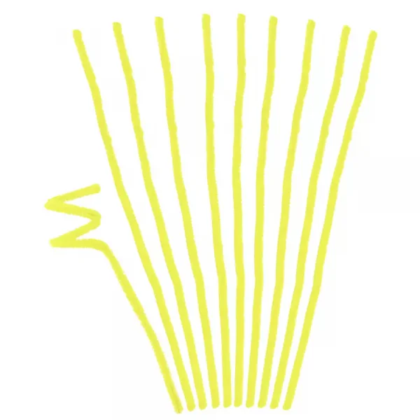 limpador cachimbo haste chenille 10un amarelo bebe.jpg