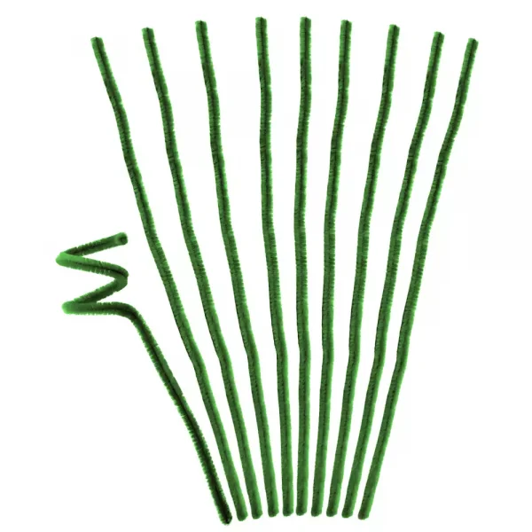 limpador cachimbo haste chenille 10un verde bandeira.jpg
