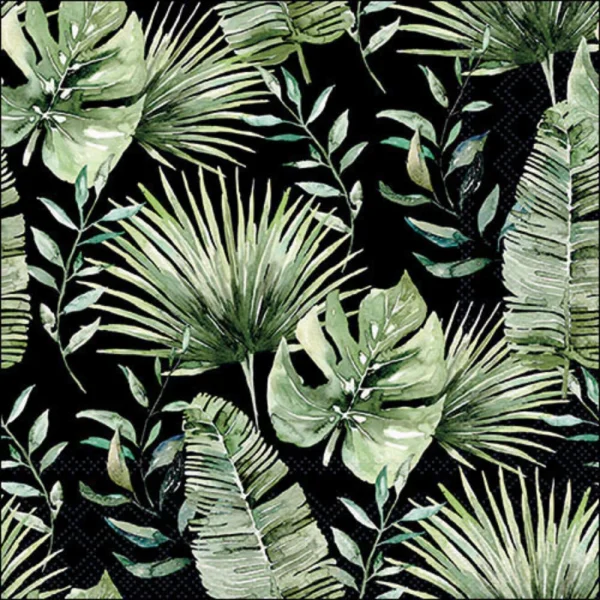 Guardanapo Decoupage 13318216 Jungle leaves black.png