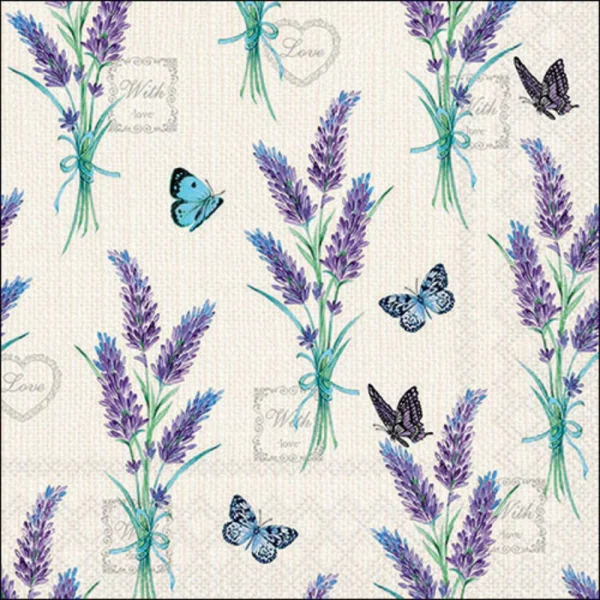 Guardanapo Decoupage 13314225  Lavender with love cream.png