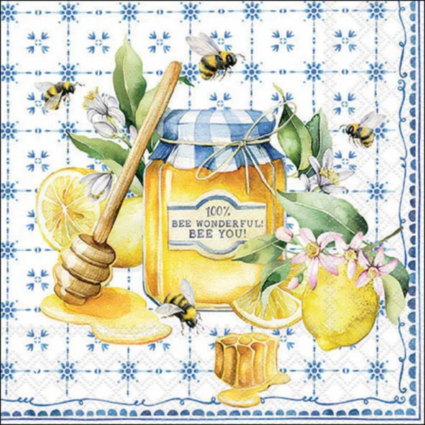 Guardanapo Decoupage 13318785 Bee wonderful.png