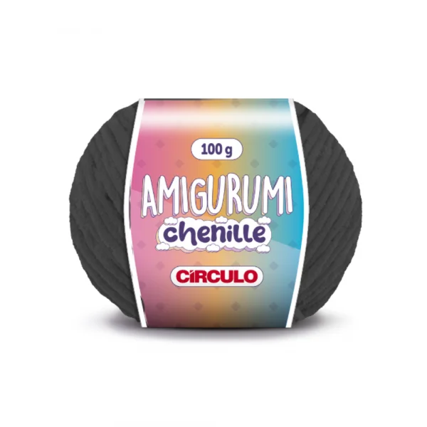 fio amigurumi chenille preto 8990.png