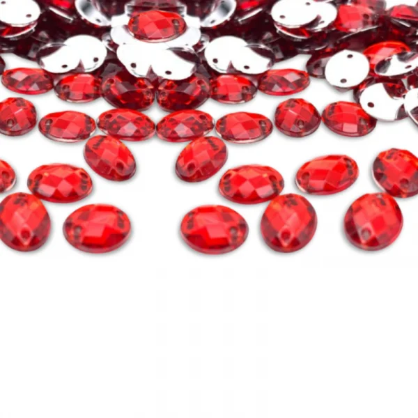 Chaton Oval Base Reta Com Furo 13x18 vermelho.png
