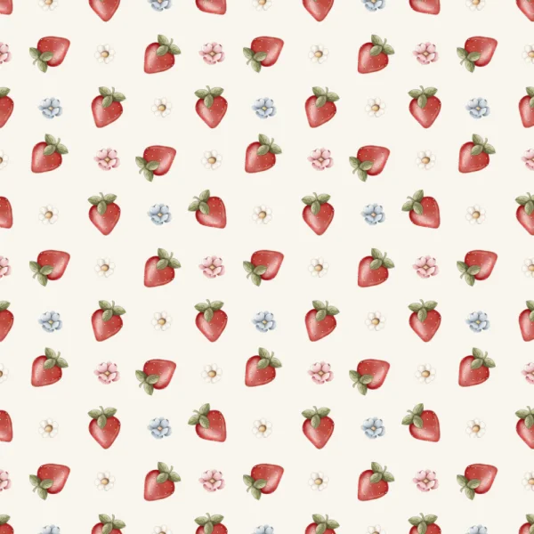 Tricoline Frutas Vermelhas Fuxicos Mini Moranguinhos - FRU005.png