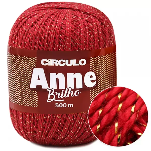 Linha Anne Brilho dourado 3528 carmin vermelho.jpg