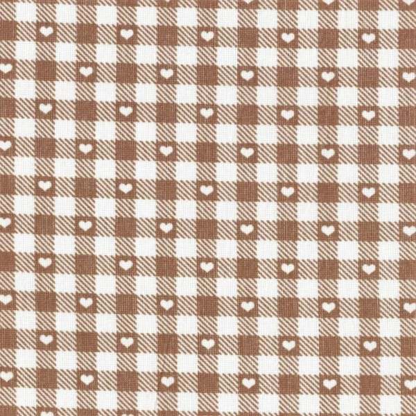 tecido chita algodao xadrez coracao marrom.jpg