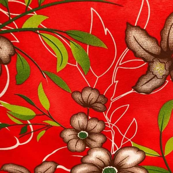 tecido gorgurinho flor marrom fundo vermelho.jpg