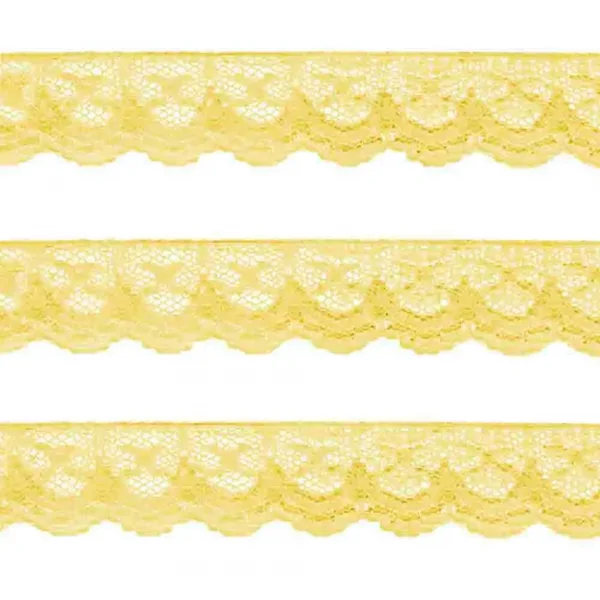 Renda Nylon 21mm cor 09 amarelo canario.webp