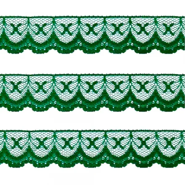 Renda Nylon 21mm cor 23 verde bandeira.webp