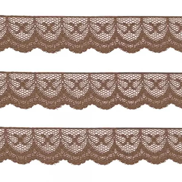 Renda Nylon 21mm cor 34 marrom cafe.webp