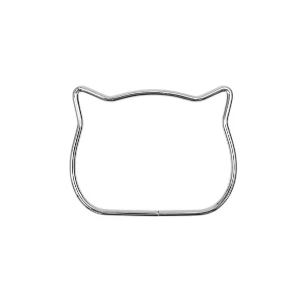 alca de bolsa metal gatinho prata.jpg