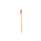agulha plastica 9cm laranja.png