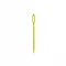 agulha plastica 9cm verde neon.png